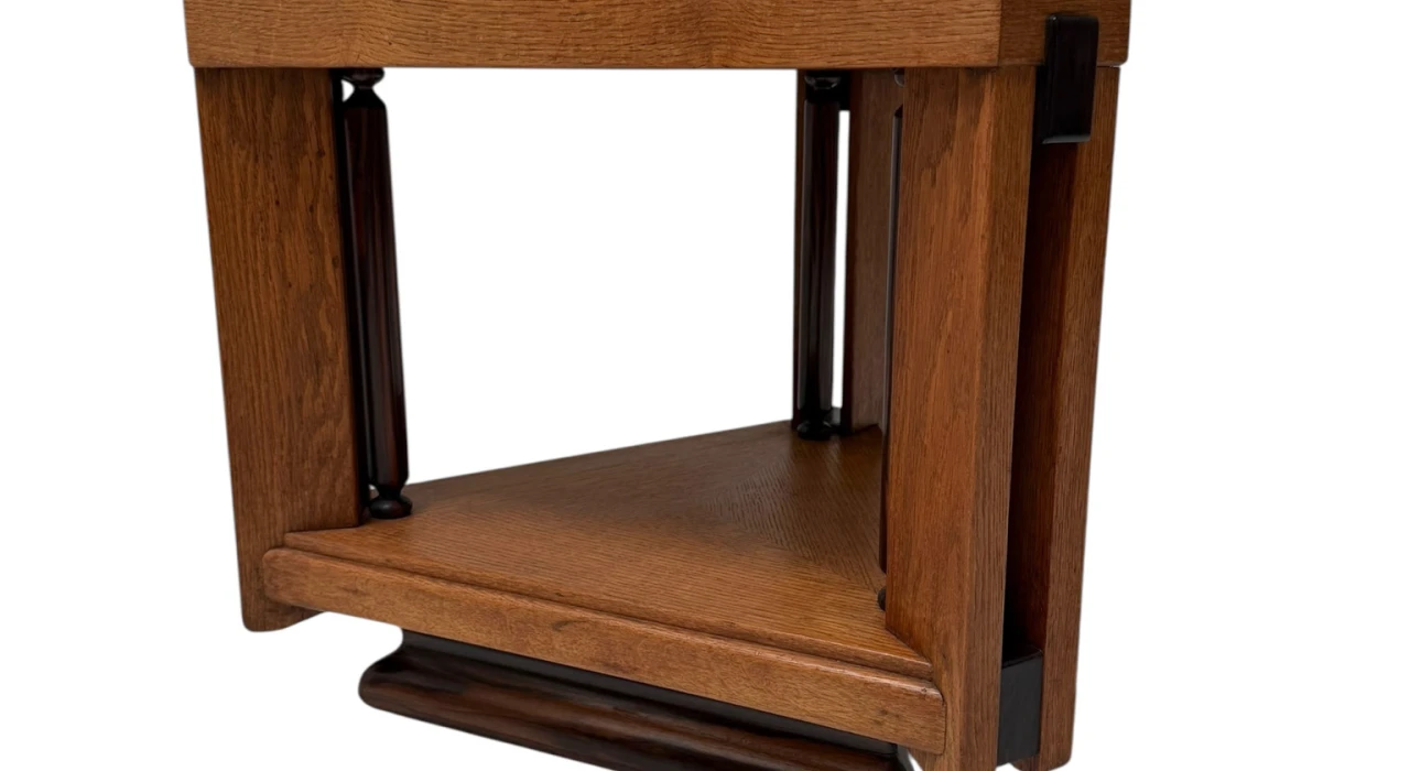 Art Deco Modernist Triangular Side Table by Anton Lucas, 1920s